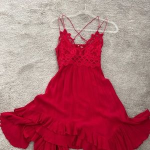 Free People red dress